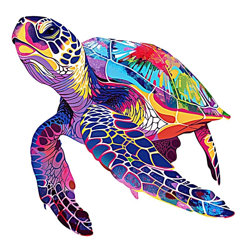 Turtle rainbow