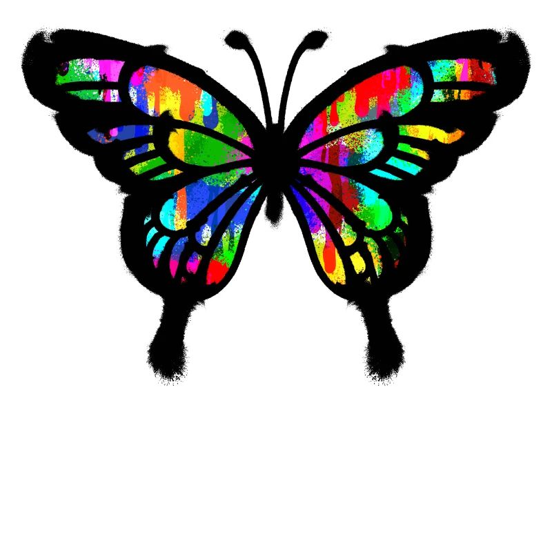 Graffiti Art Butterfly Illustration Drawing