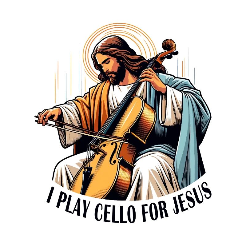 I play cello for Jesus music