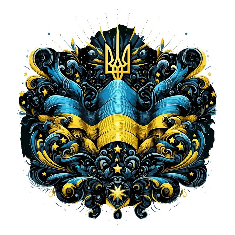 Ukraine Drapeau ukrainien Drapeau Liberté