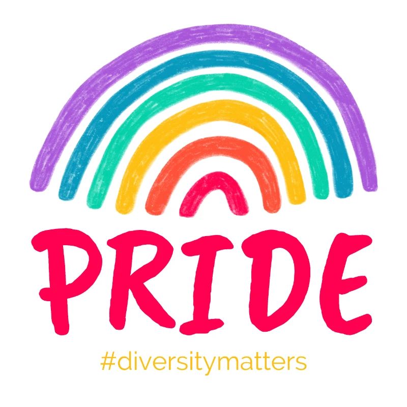 Pride pink #diversitymatters