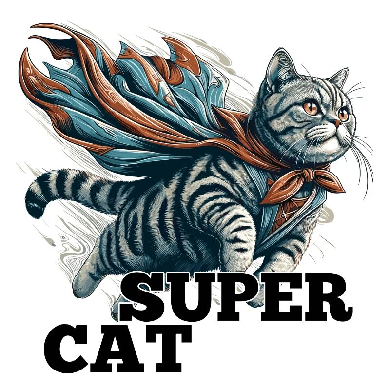 Super Katze Britisch Kurzhaar BKH getigert