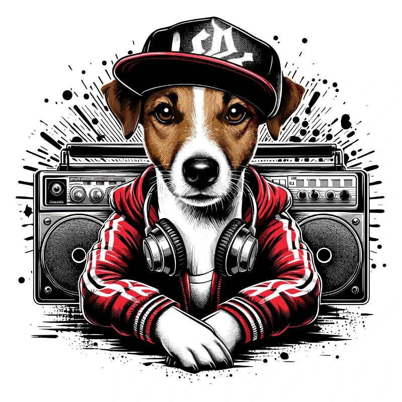 Jack Russell Terrier Ghetto Blaster Cadeau