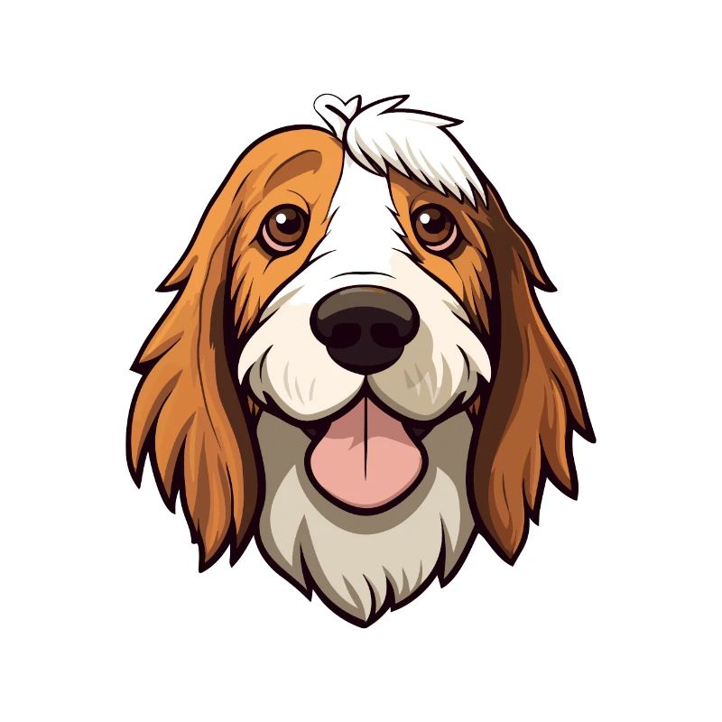 Petits Bassets Griffons Vendeen Dog Breed Watercol