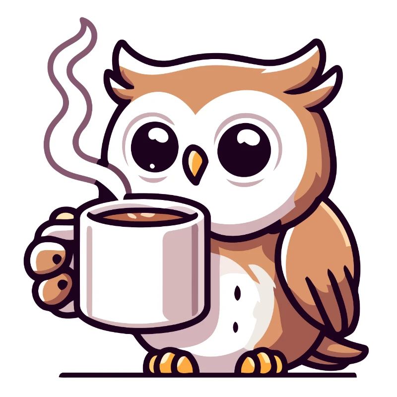 Wise Brew Owl : le compagnon du café du matin