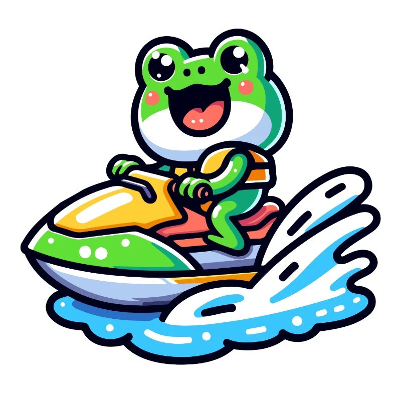 Splashy Frog: Water Scooter Escapades