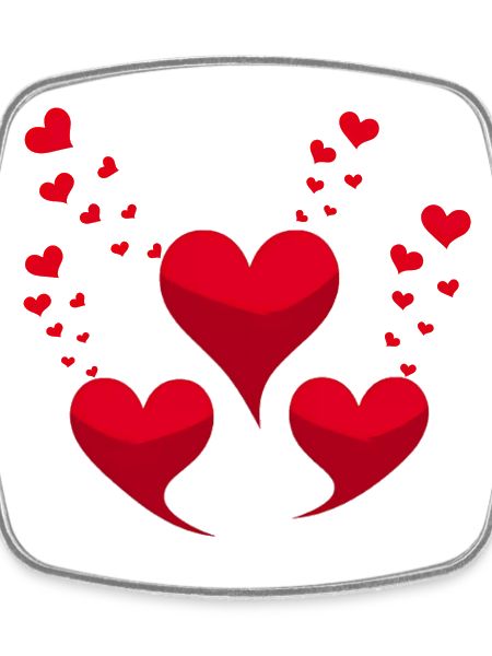 Red hearts