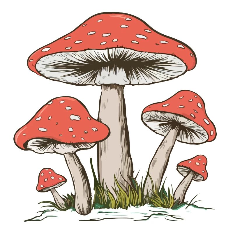 Champignon vintage