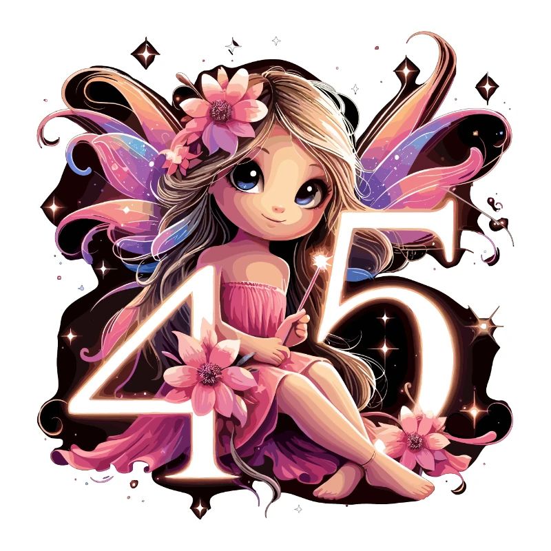 45 ans fée elfe anniversaire cadeau d’anniversaire