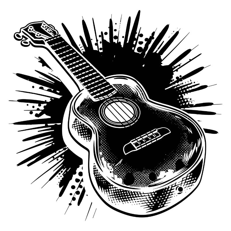 Ukulele Drawing