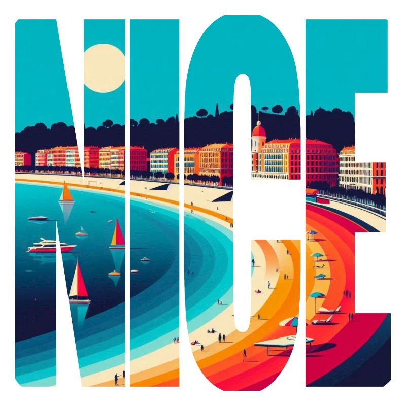 Schöne, farbenfrohe Panoramabilder