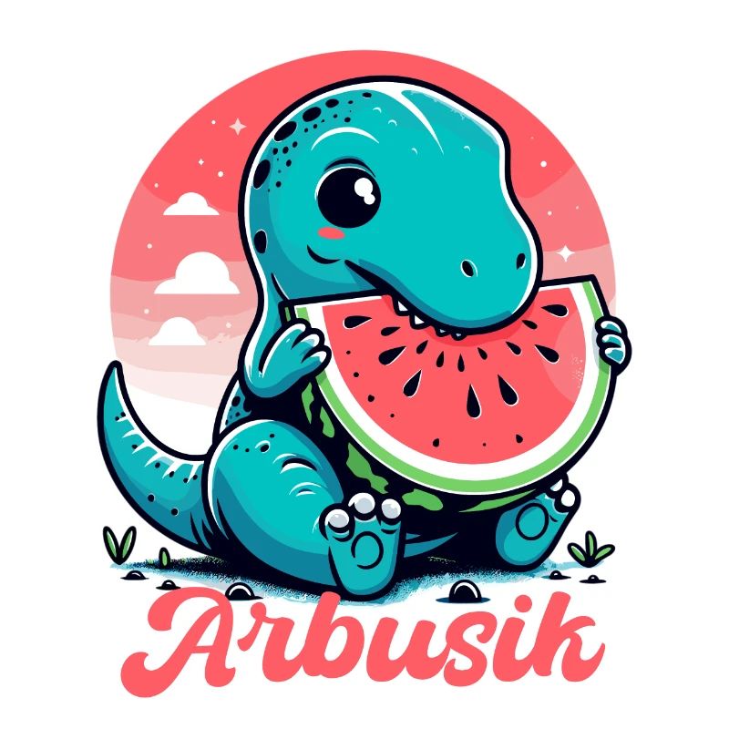 Mignon T-Rex Pastèque Arbusik Cadeau
