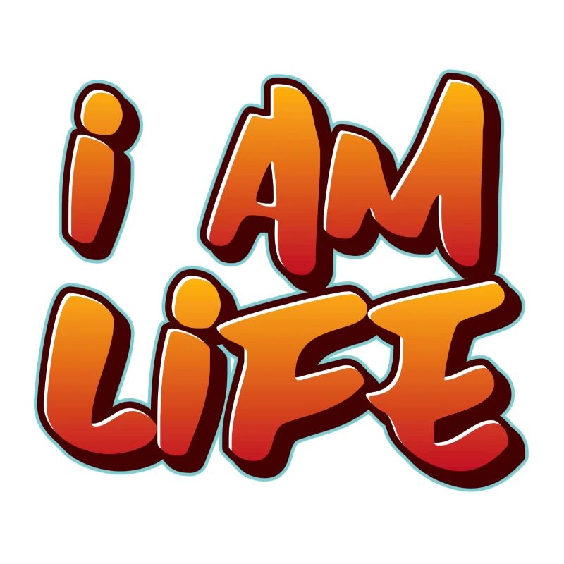 Ich bin das Leben Zen Einstellung