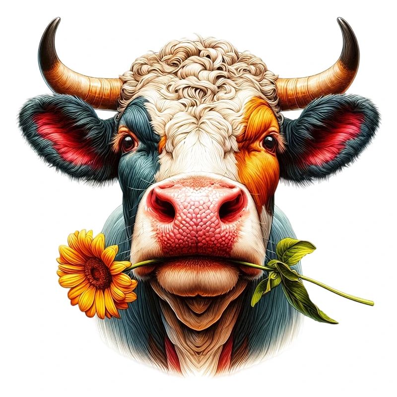 Fleurs de fleur de vache