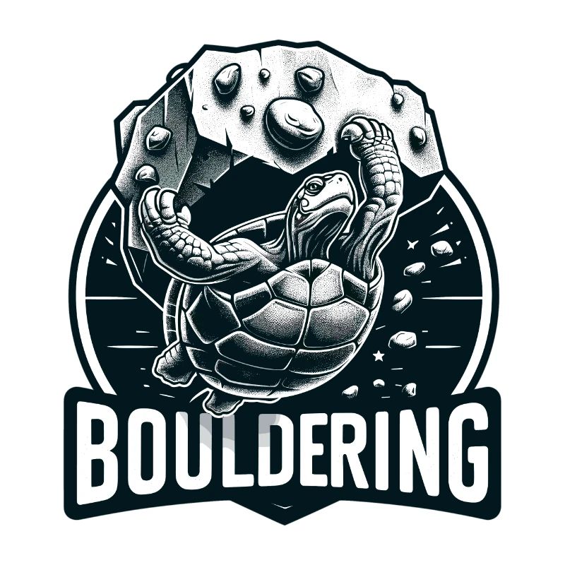 Bouldering Turtle Climbing Gift