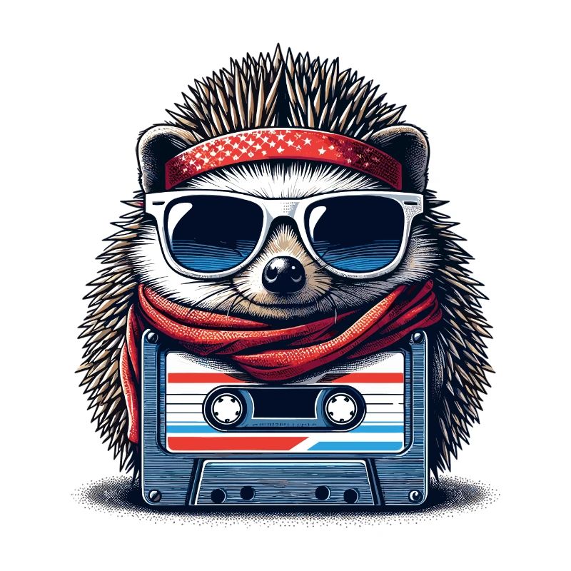 Hedgehog Compact Cassette Cassette Tape Gift