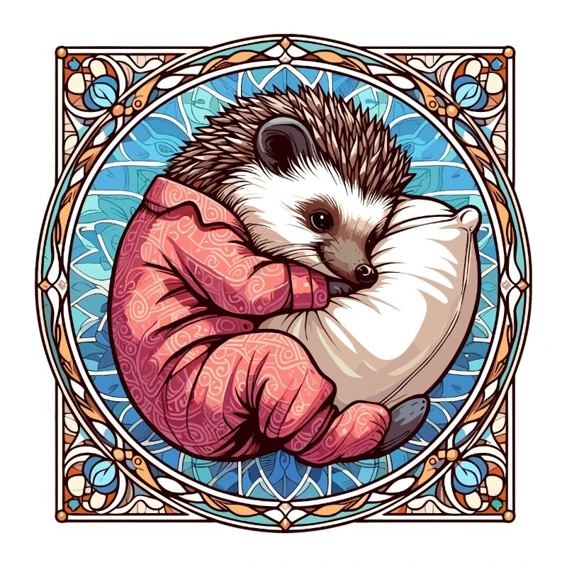 Hérisson Sleeping Passion Cadeau