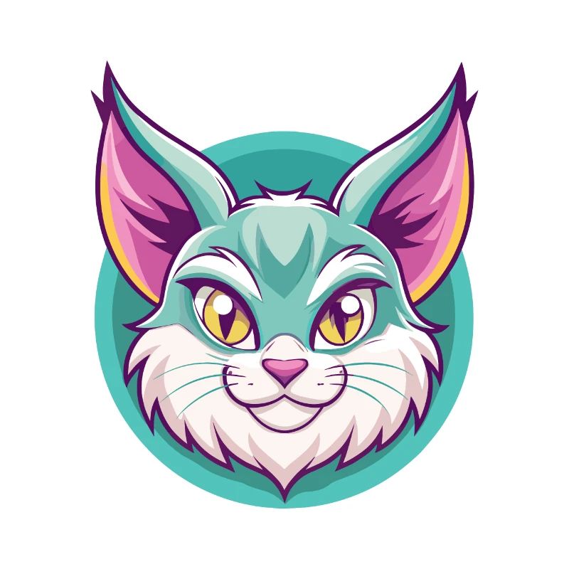 Pixie Bob Chat Race Dessin animé Kawaii Animal Pet