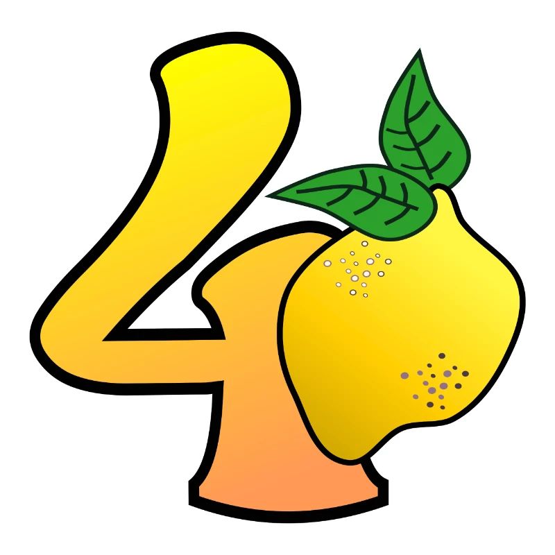 40. Geburtstag - Vierzig - Zitronen