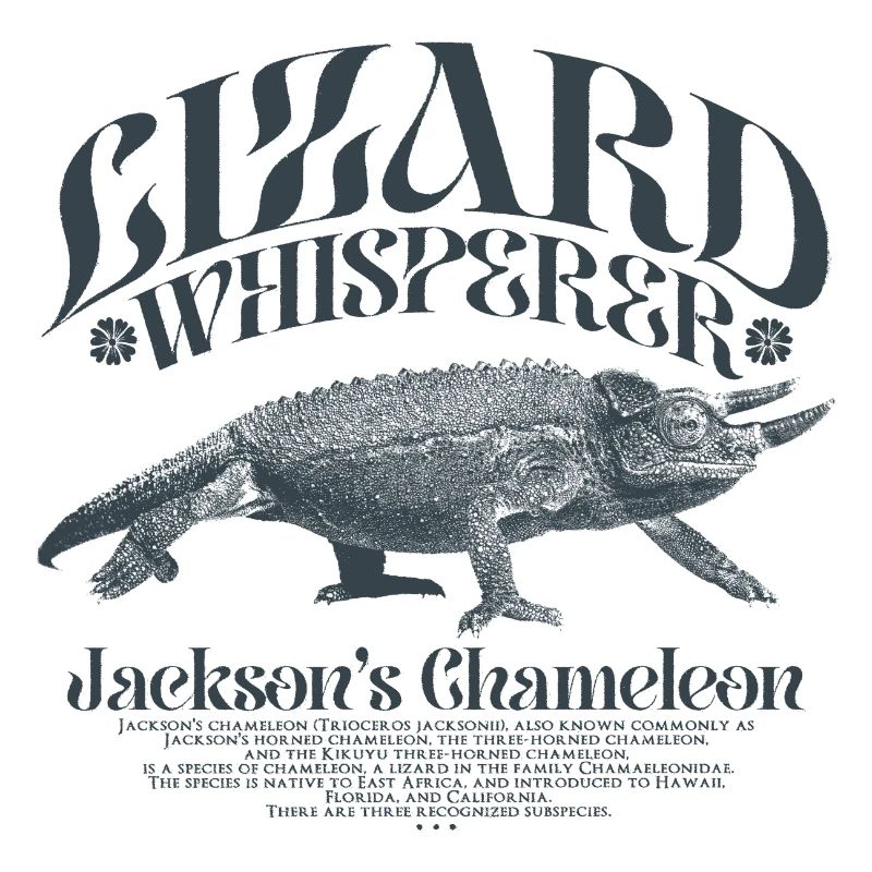 Jackson's Chamäleon Echsenflüsterer