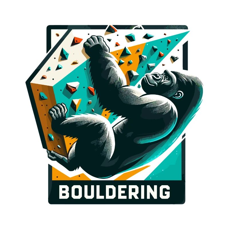 Cadeau de gorille d’escalade de bloc