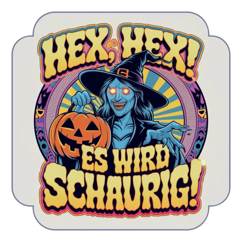 Sorcière effrayante d’Halloween, ça va être effrayant
