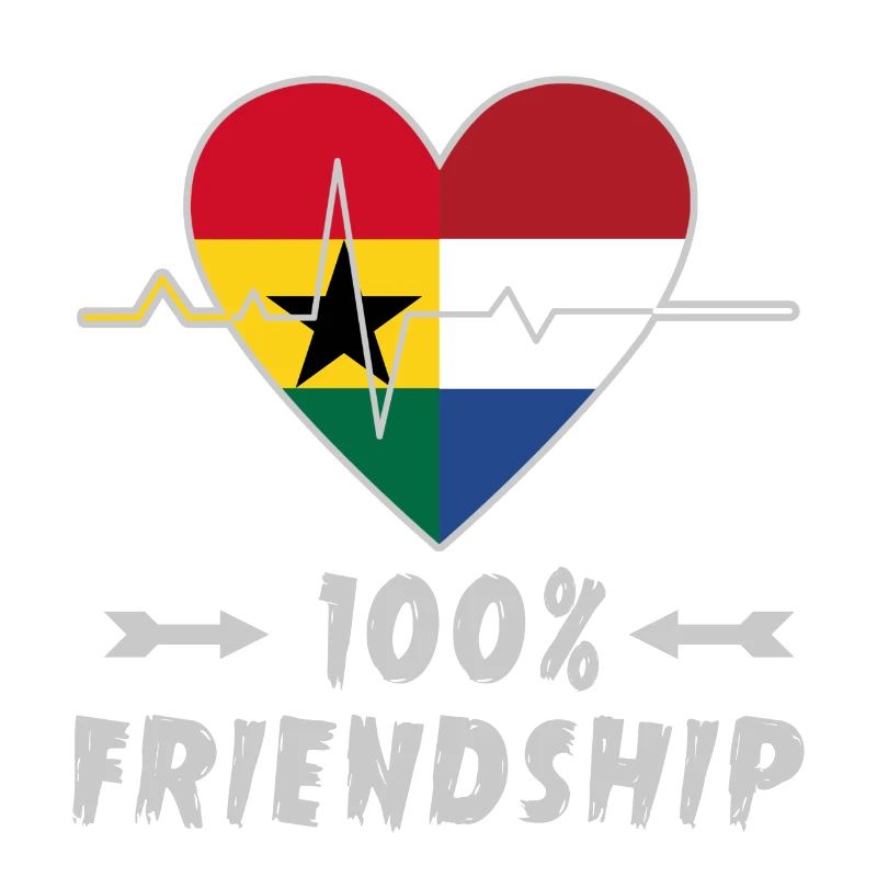 Ghana and Netherlands 100% friendship