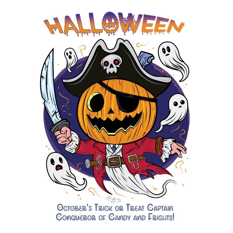 Captain Pumpkin Halloween | Candy Conqueror