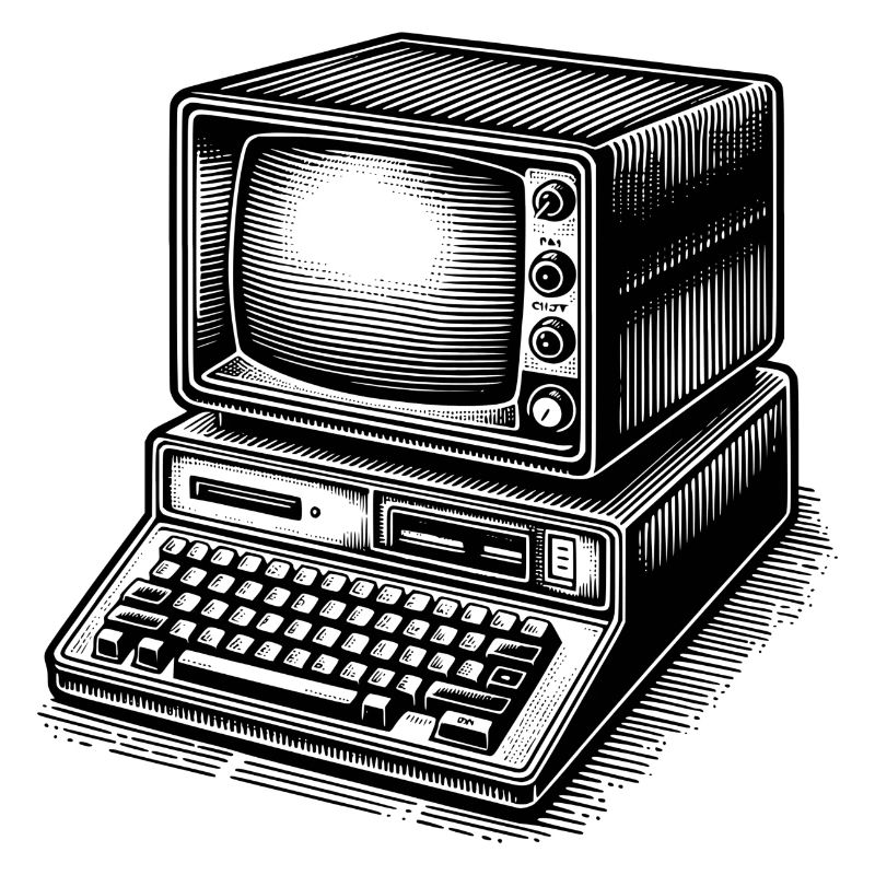 Klassischer Retro-PC