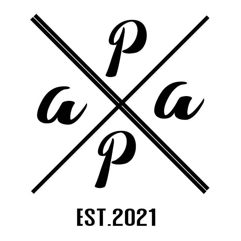 Papa Est. 2021 Conception typographique
