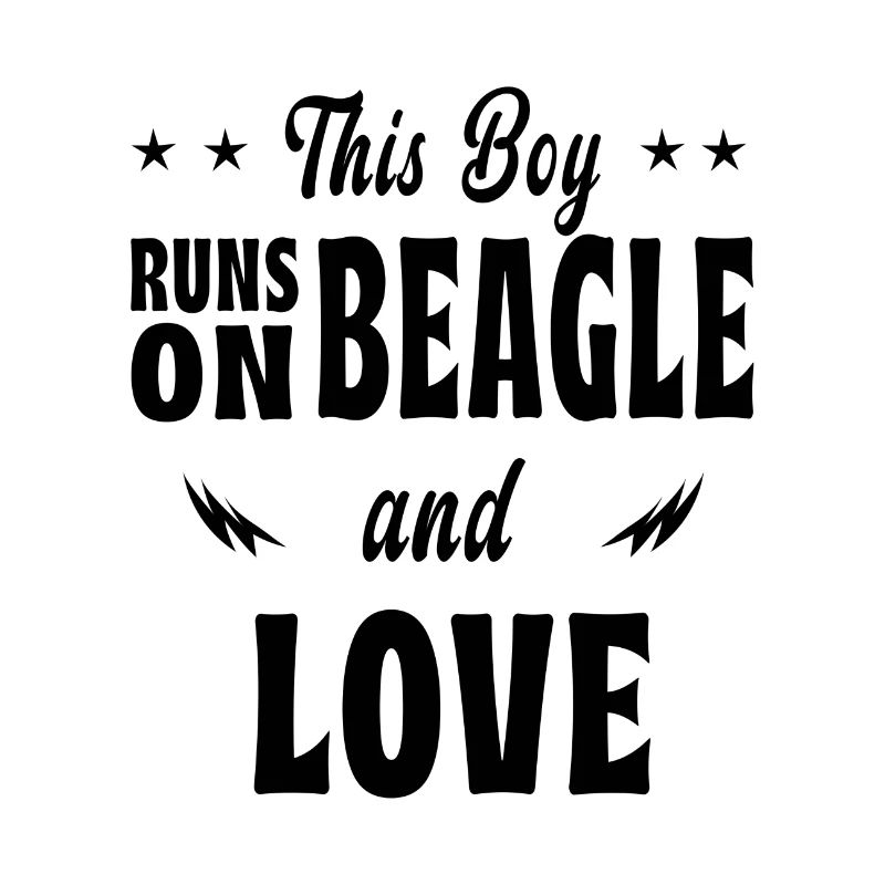 Ce design beagle pour garçon