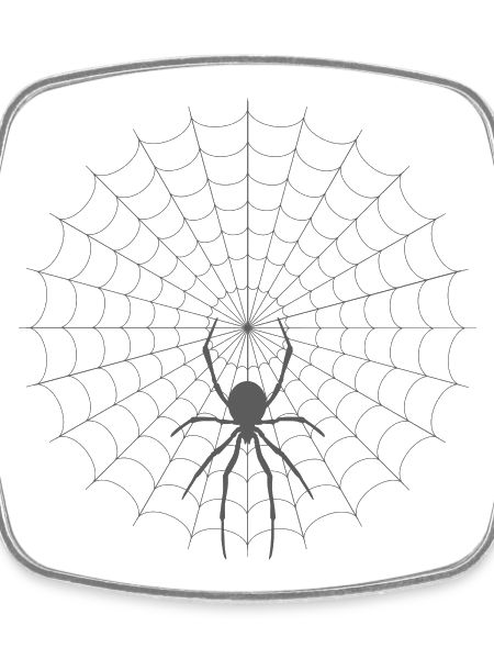 Silhouette de toile d’araignée