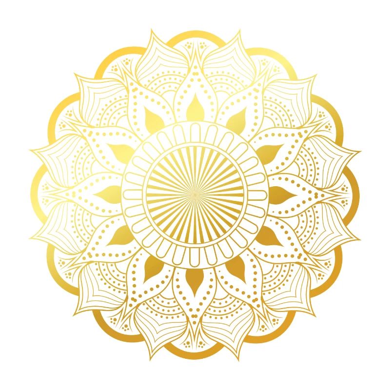 Mandala doré