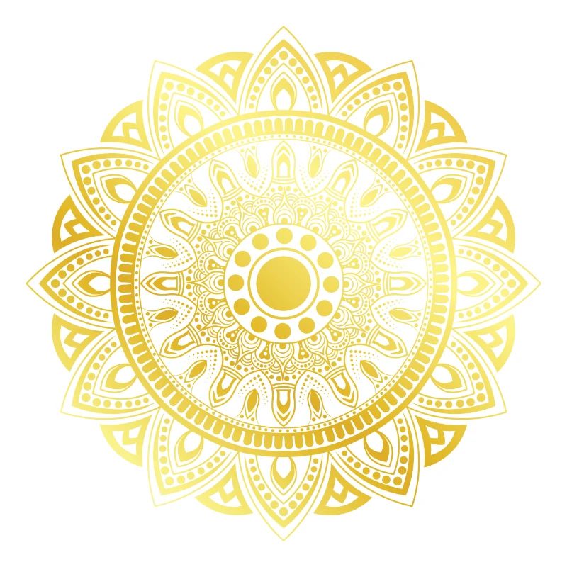 Mandala doré