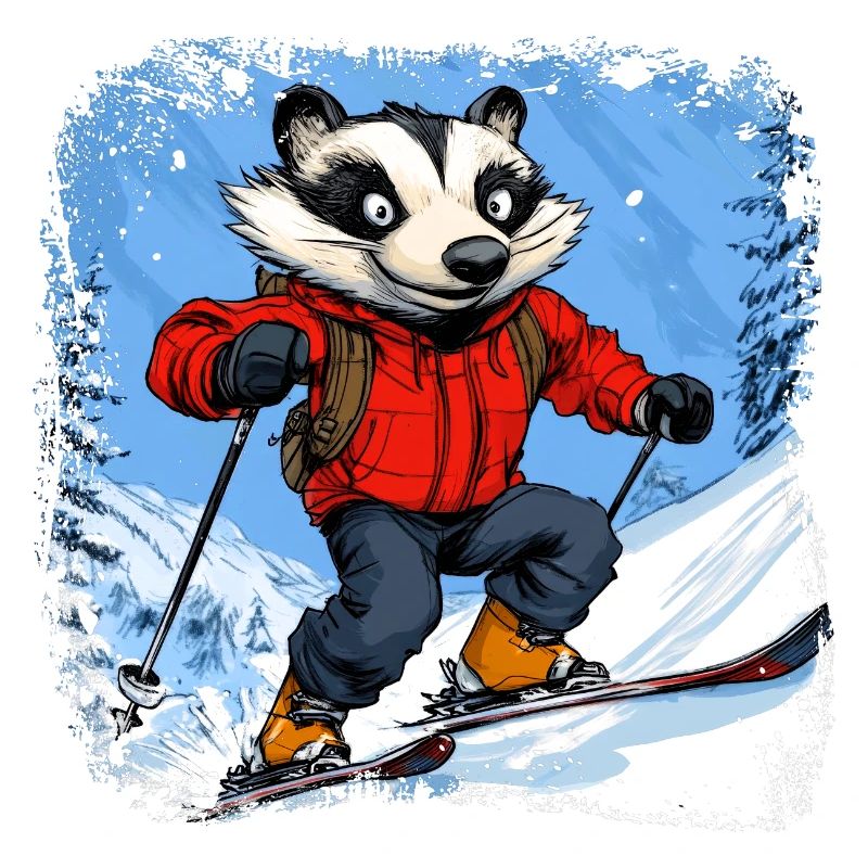 Dachse Ski / Skier Badger