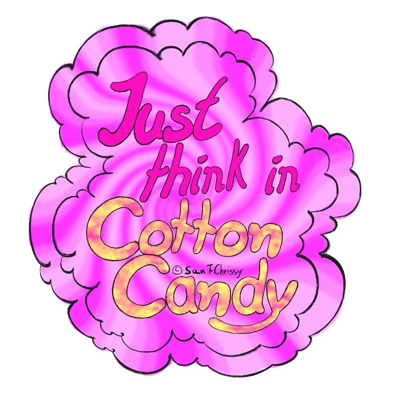 Cotton Candy Thinking swirl