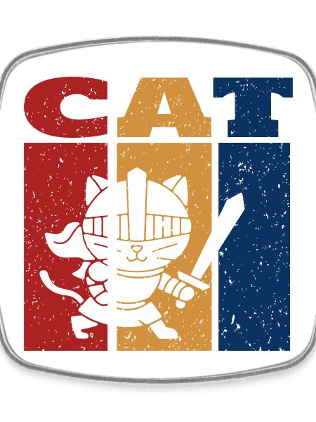 Chevalier Chat Design Rétro