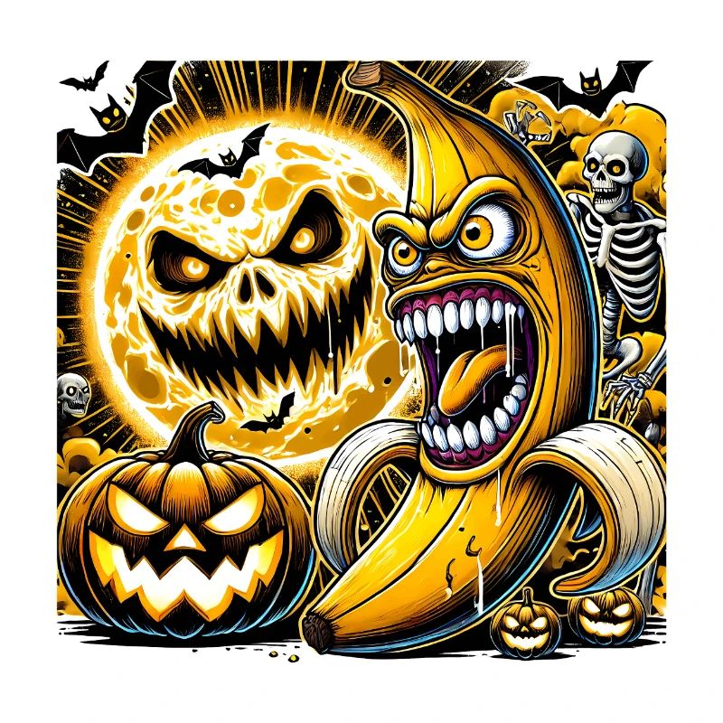Spooky Halloween Banana