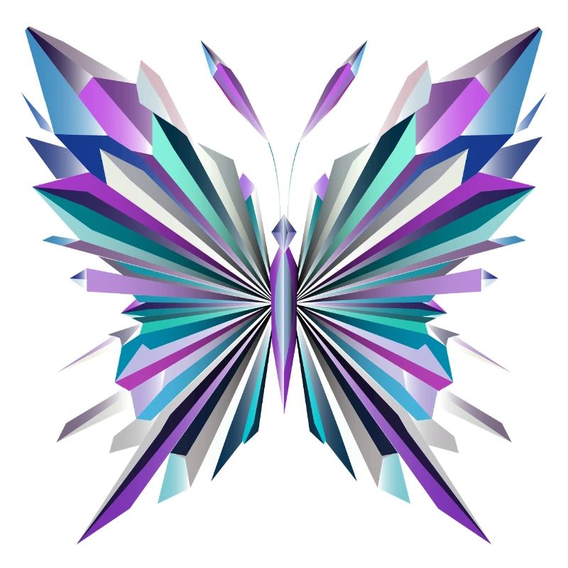 Fascinating geometry – abstract butterfly