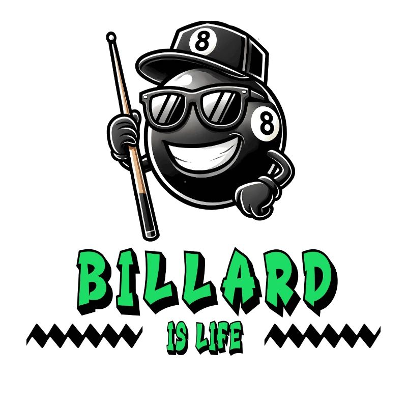 Billiards, c’est la vie - Conception cool à 8 boules