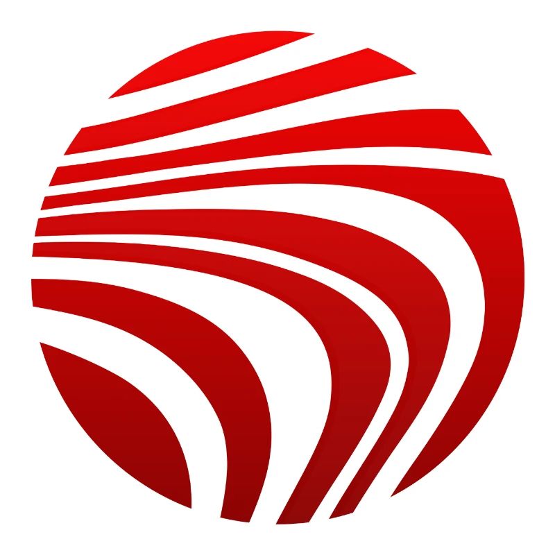 Psychedelic Pattern Red Gradient