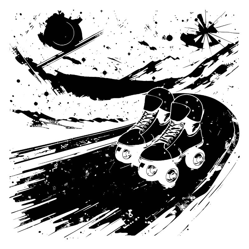 Roller Skating Drawing