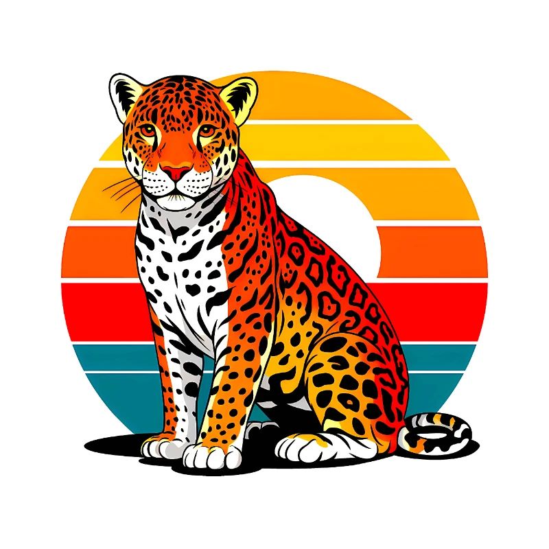 Jaguar am Strand