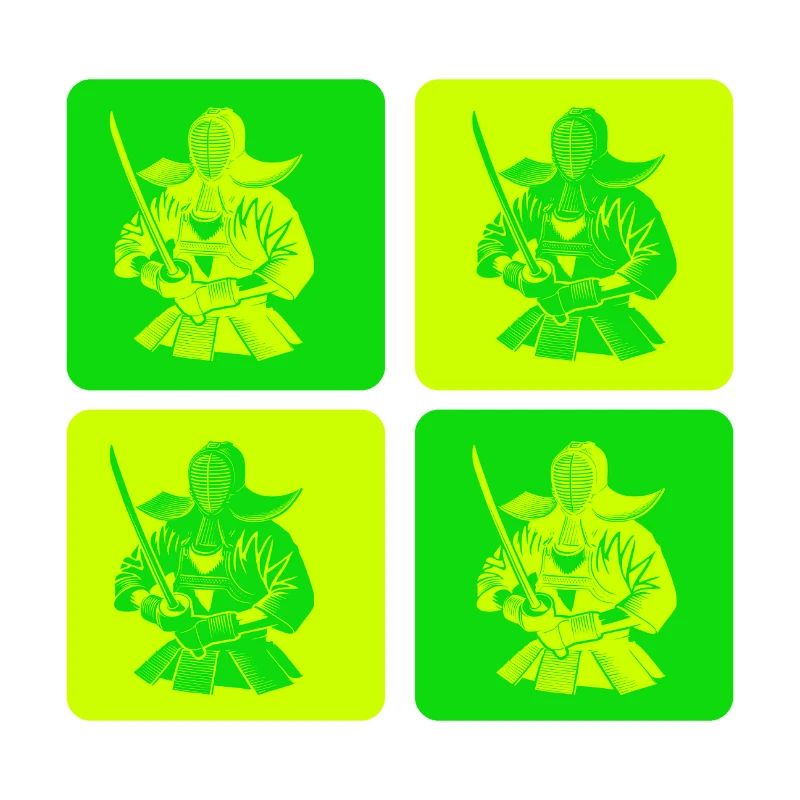 Pop Art Kendo Samurai