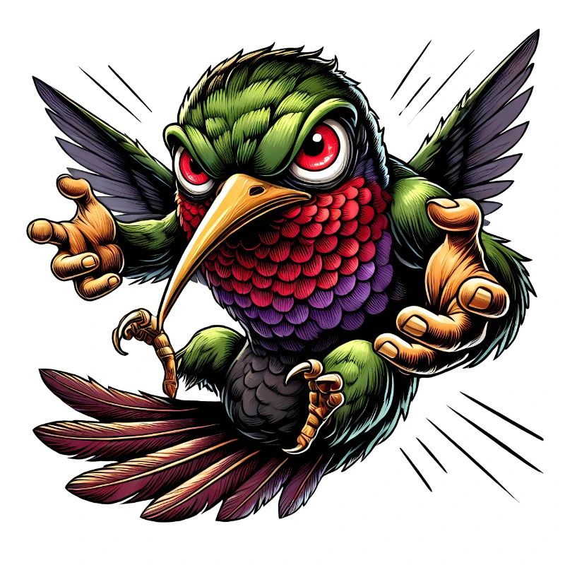 Conception de colibri