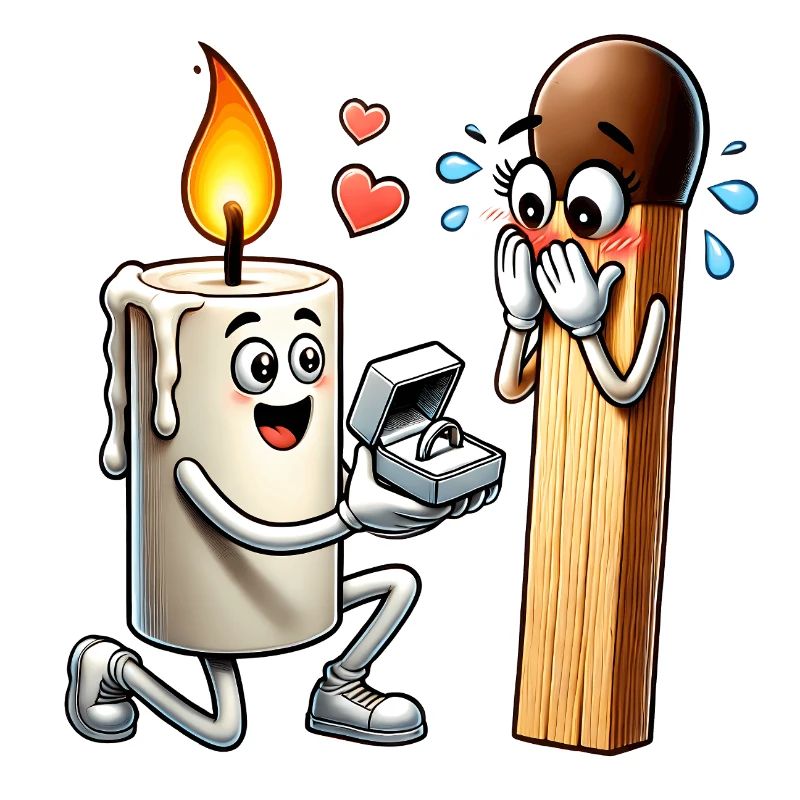 Bougie amour match