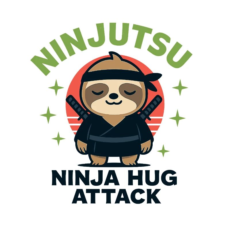Ninja Cuddle Sloth HugAttack