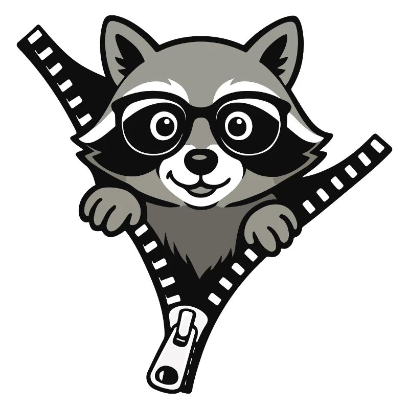 Curious raccoon