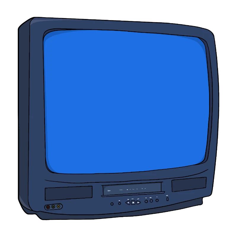 Röhrenfernseher Videorecorder Combo VHS Player Fernseher Nostalgisch
