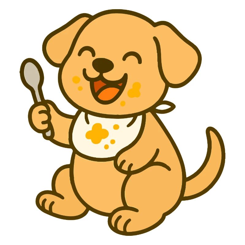 Futtern mit Welpenliebe